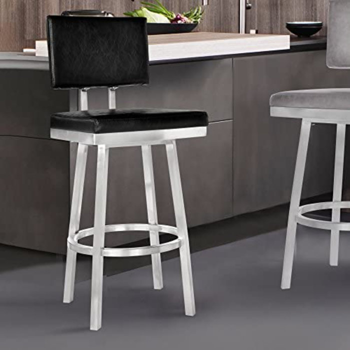Williston Nakagawa Bar & Counter Swivel Stool & Reviews Wayfair